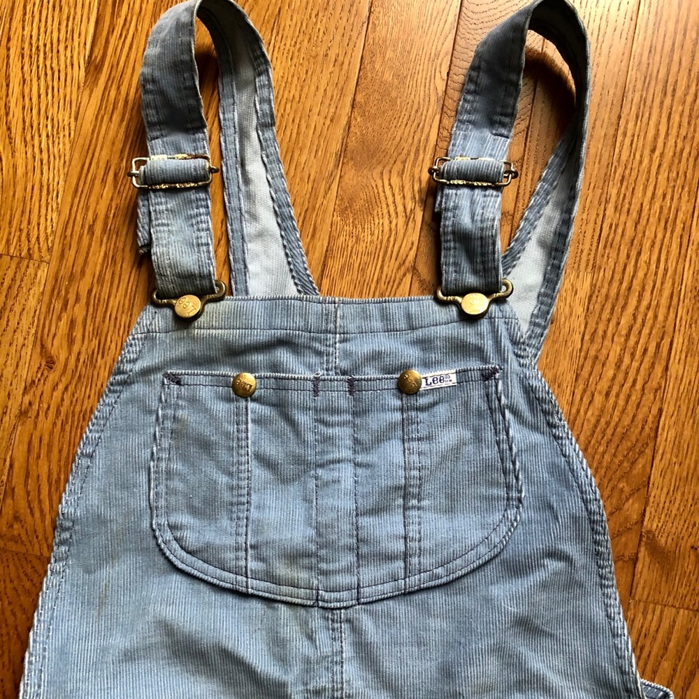 Vintage Lee Jeans Corduroy Overalls Made in US